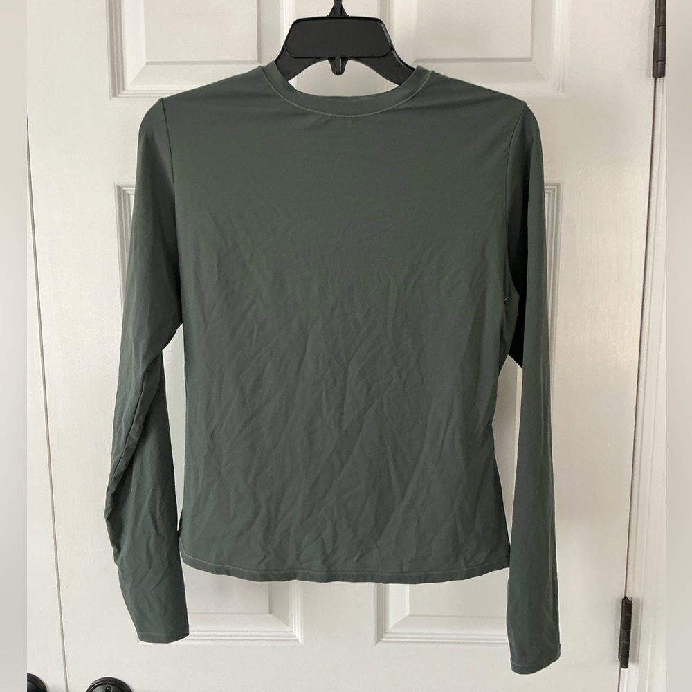 SKIMS Fits Everybody Long Sleeve T-Shirt | Deep Sea | Size XL - Picture 6 of 8